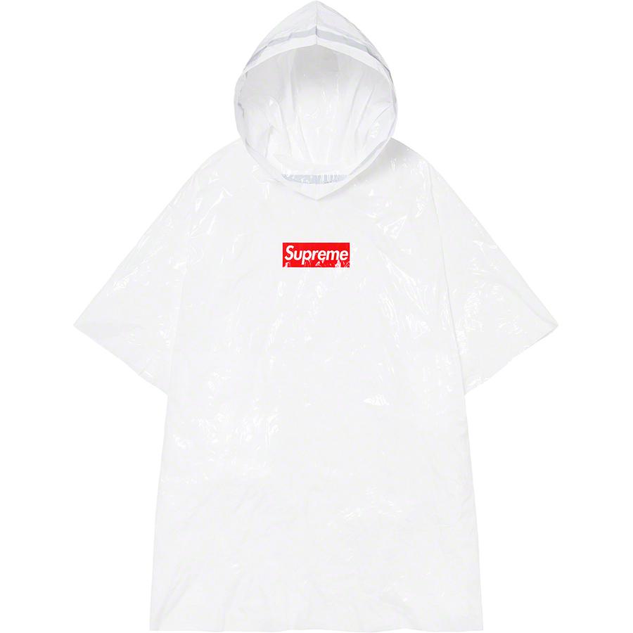Supreme Ballpark Rain Poncho White/Red - The Hype Kelowna