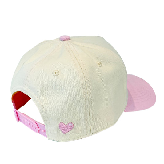 Hype Snapback Cream Bright Pink