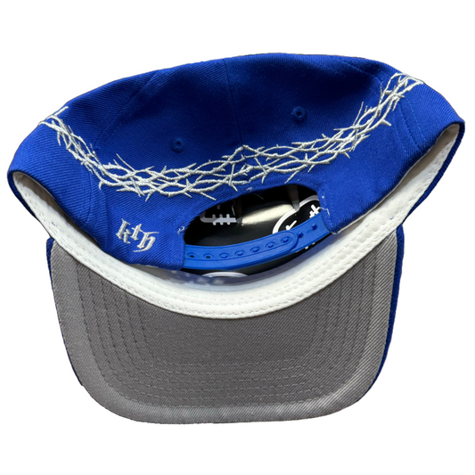 KillTheHype LA Blue White Sacred Snapback Hat (Kids)