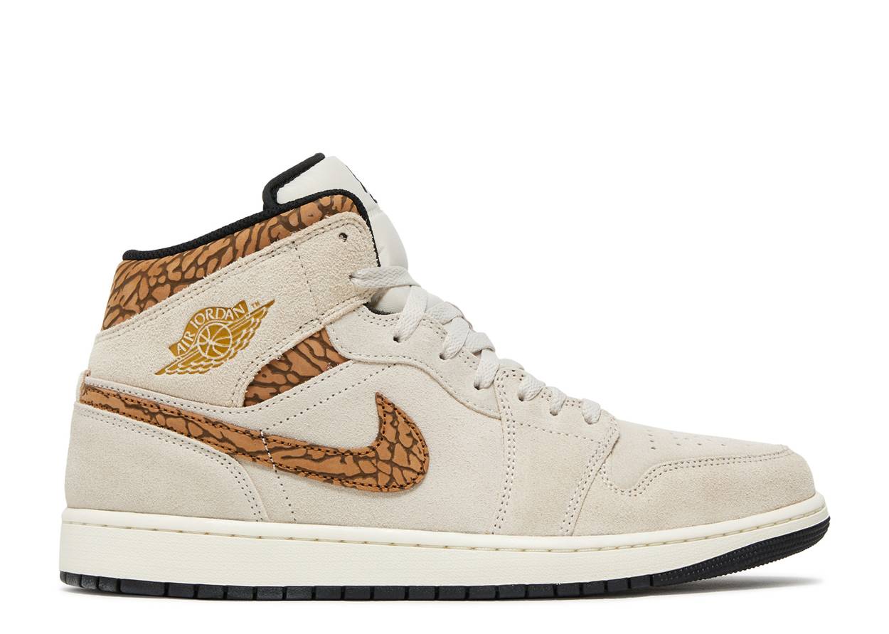Jordan 1 Mid SE Brown Elephant