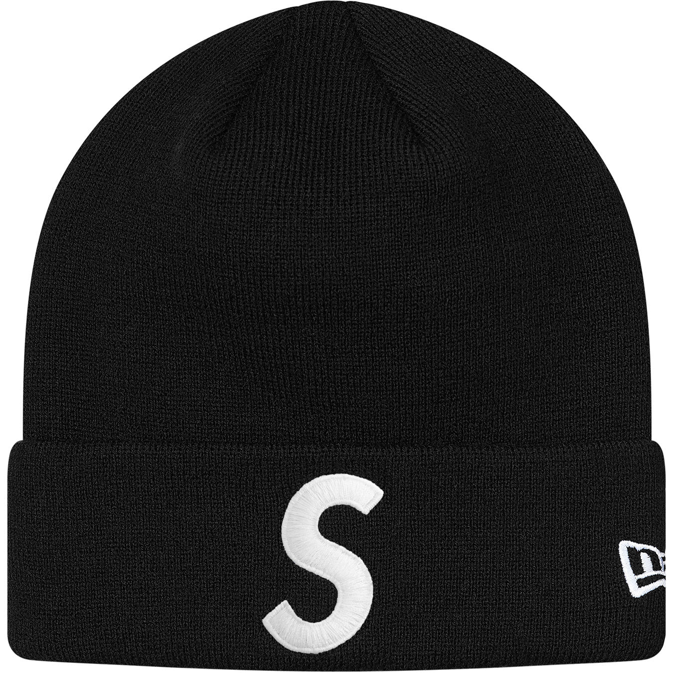 Supreme New Era S Logo Beanie Black