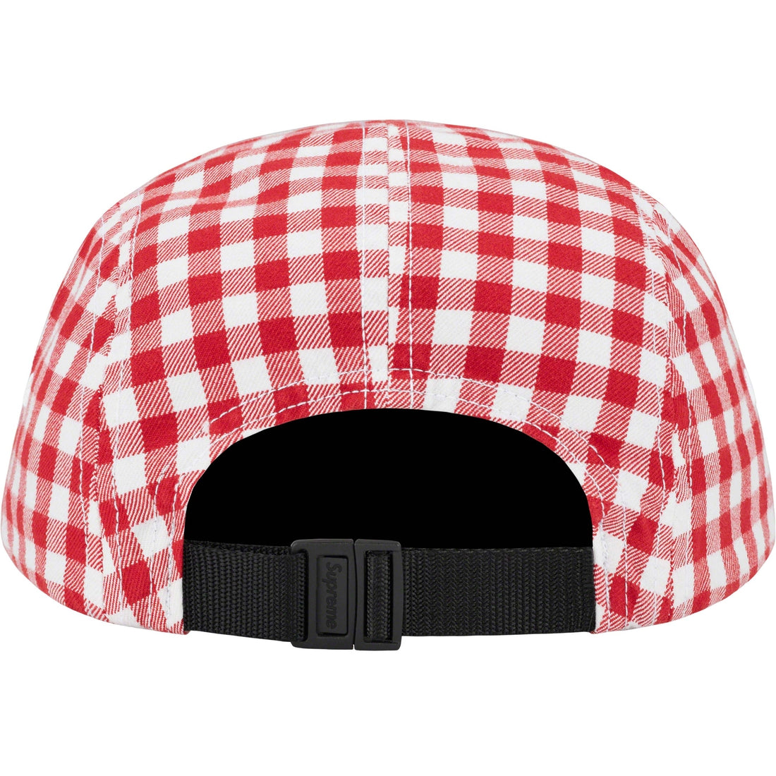 Supreme Gingham Camp Cap Red