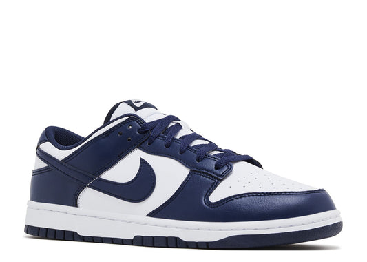 (BF25) Nike Dunk Low White Midnight Navy
