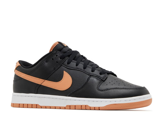 Nike Dunk Low Black Amber Brown