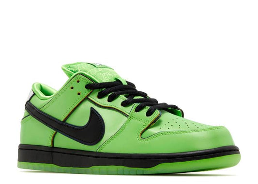 Nike SB Dunk Low Powerpuff Girls Buttercup Green