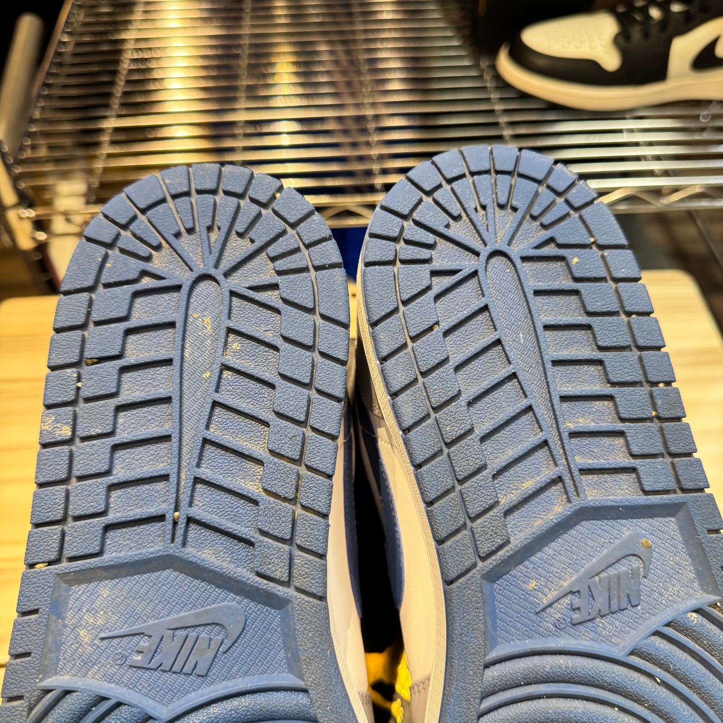 USED Jordan 1 Mid True Blue