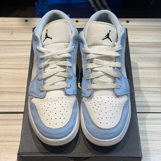 USED Jordan 1 Low Ice Blue Black (GS)