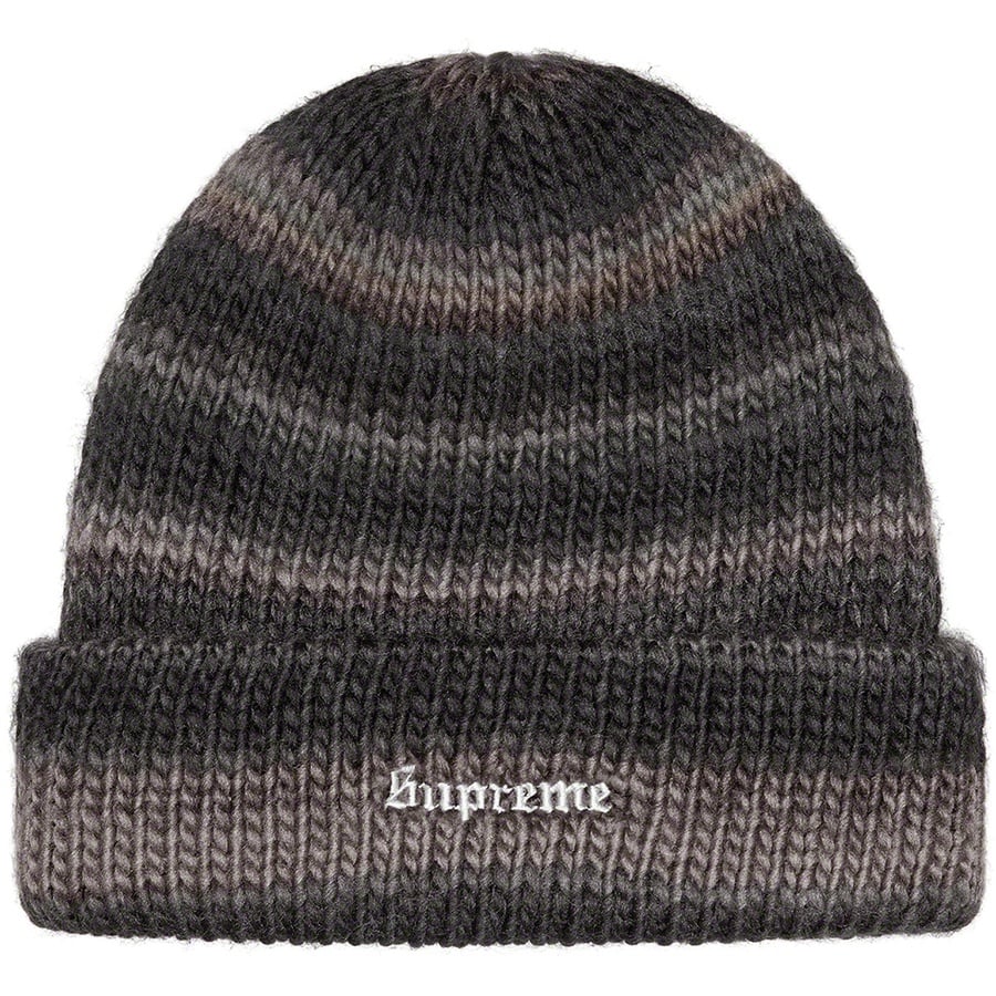Supreme Ombré Stripe Beanie Black