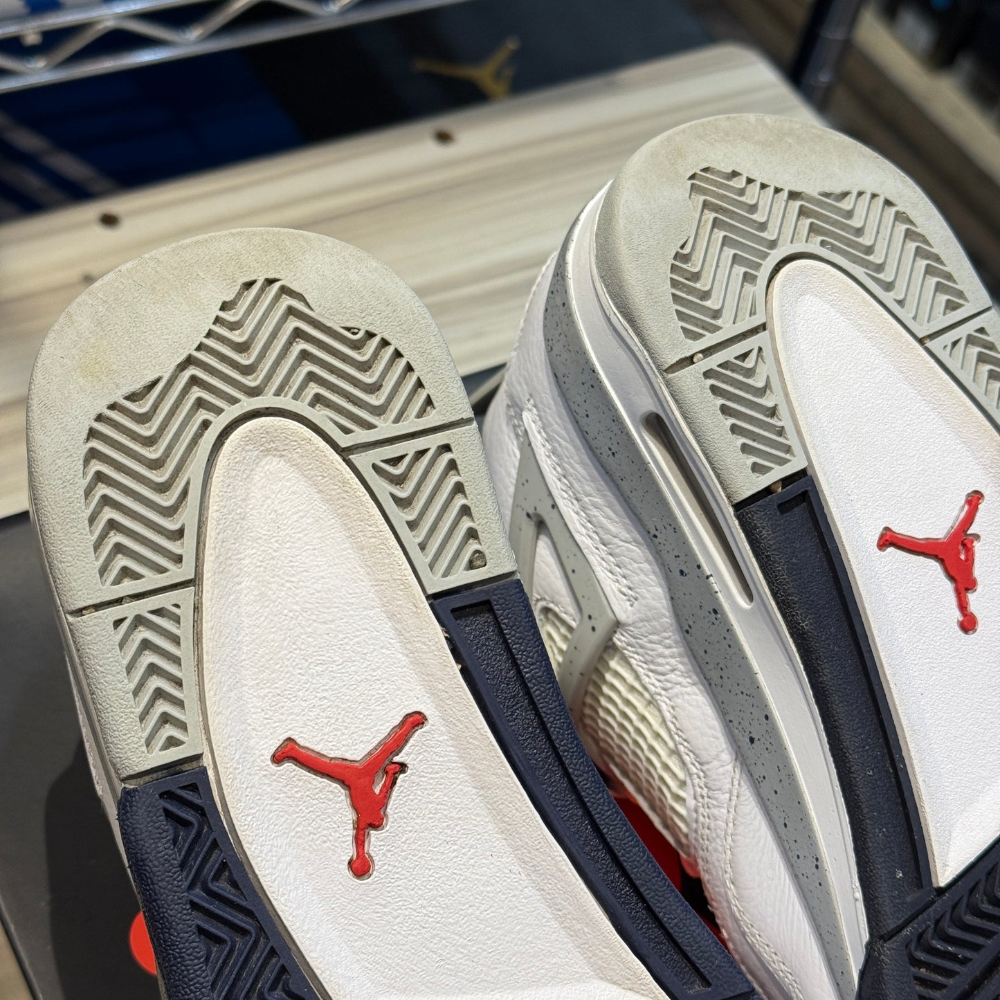 USED Jordan 4 Retro Midnight Navy (GS)