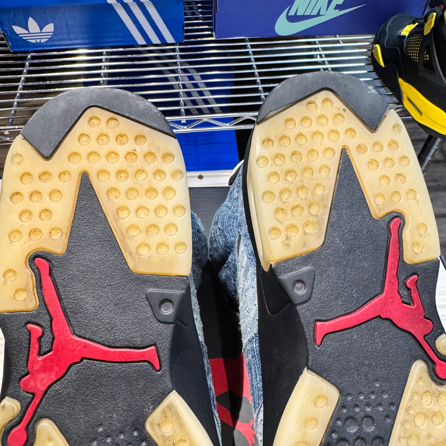 USED Jordan 6 Retro Washed Denim
