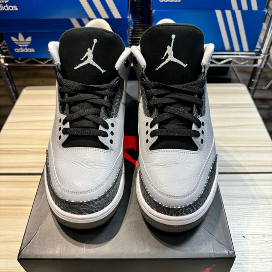 USED Jordan 3 Retro Wolf Grey