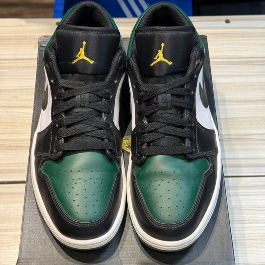 USED Jordan 1 Low Green Toe