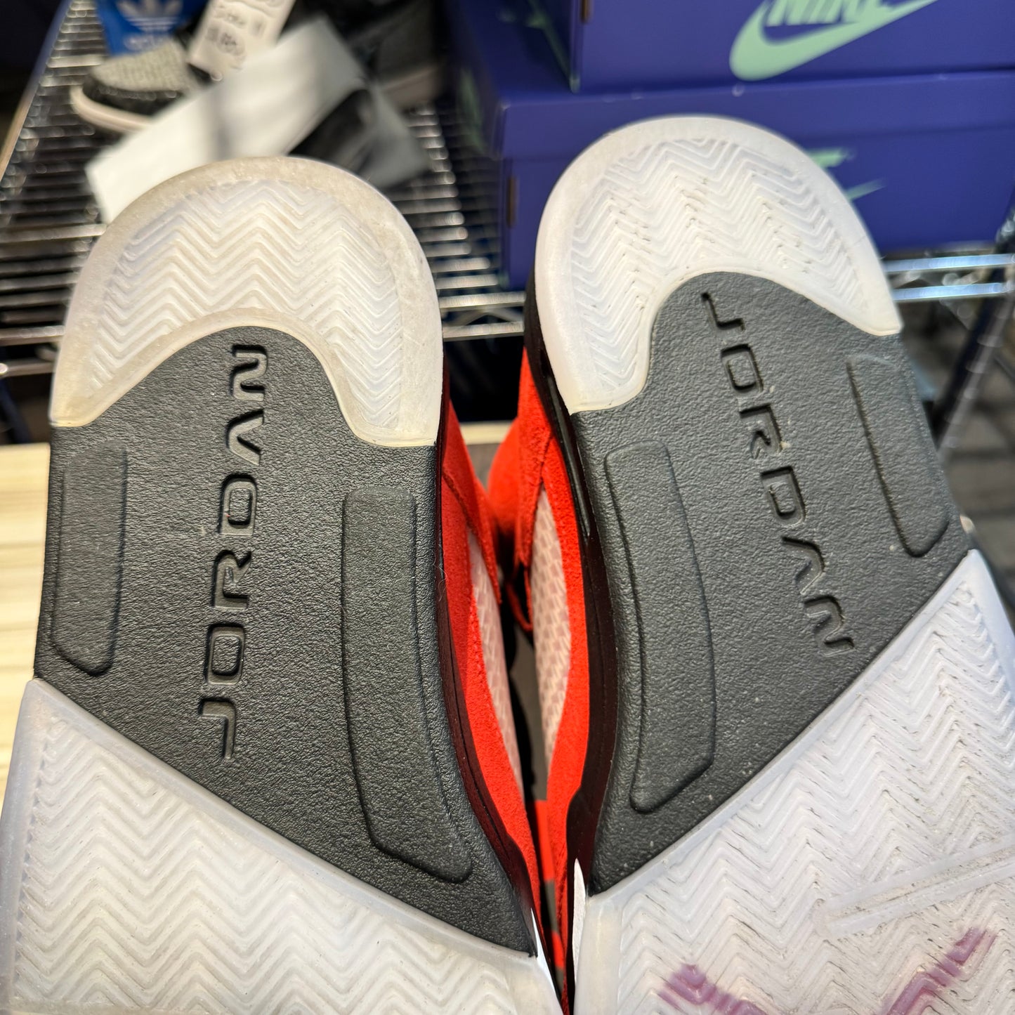 USED Jordan 5 Retro Raging Bull Red (2021)