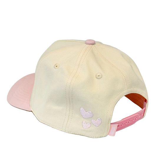 Hype Snapback Cream Pale Pink