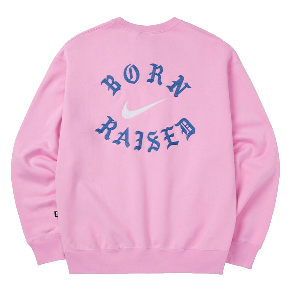 Nike SB Born X Raised Crewneck Sweatshirt Pink L