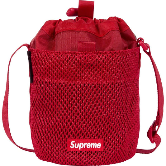 Supreme (FW23) Small Cinch Pouch Red - The Hype Kelowna