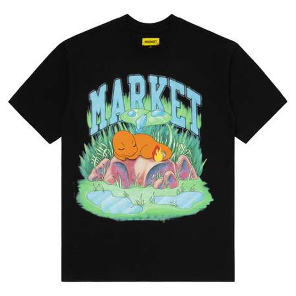Market x Pokemon Tee Charmander Black