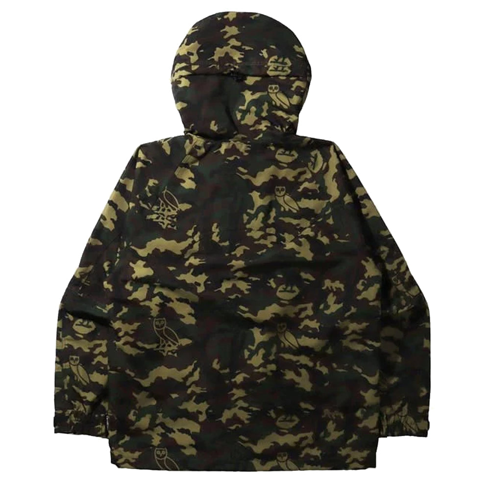 BAPE x OVO Woodland Camo Snowboard Jacket Green