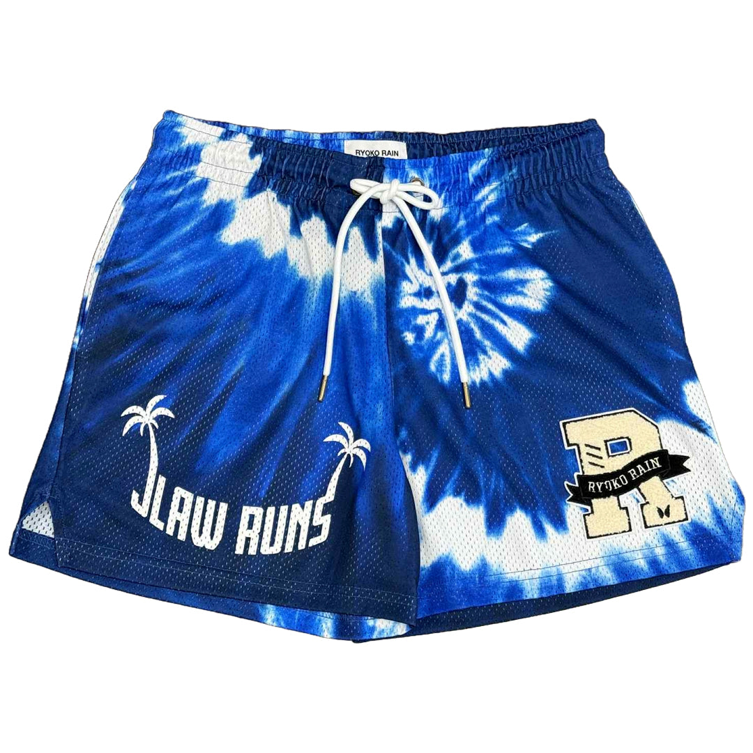 Ryoko Rain Mesh Shorts - Jordan Lawley Blue Tie Dye