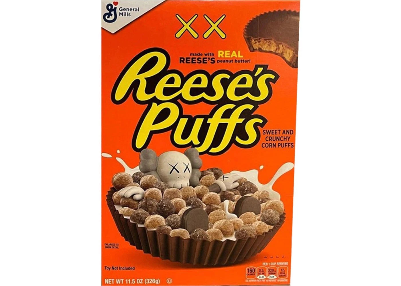 Kaws x Reese's Puffs Cereal