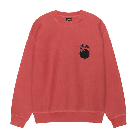 Stussy Crewneck Basic Pigment Dyed Guava