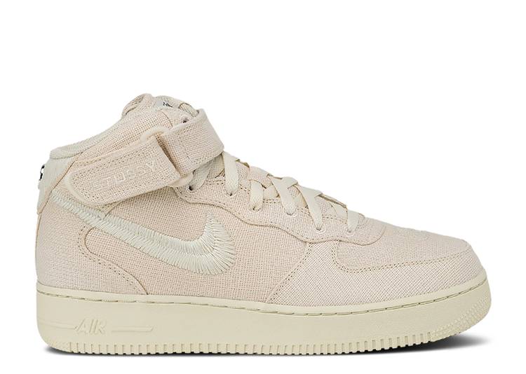 Nike Air Force 1 Mid Stussy Hemp - The Hype Kelowna