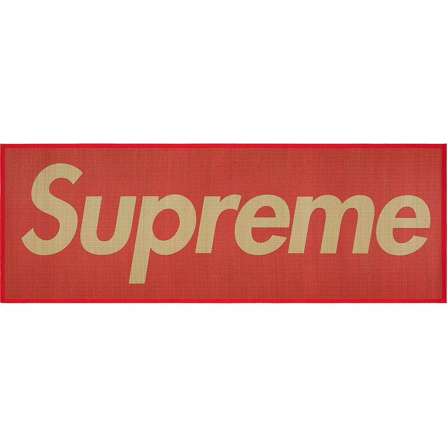 Supreme Woven Straw Mat Red