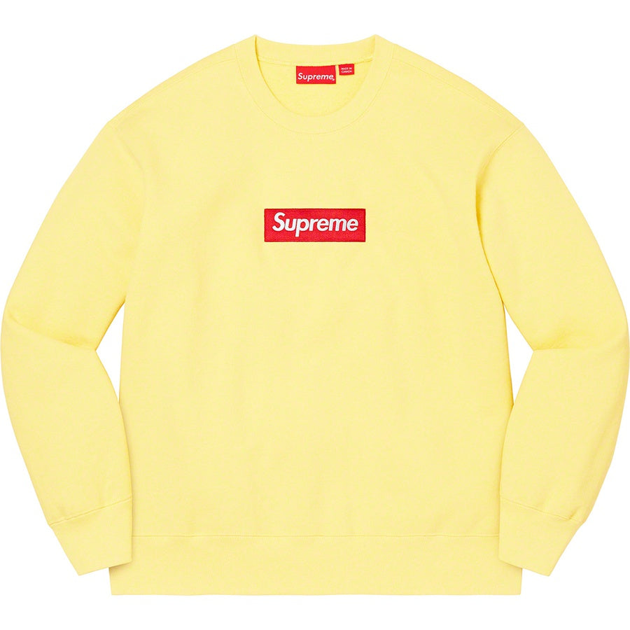 Box logo shop crewneck black