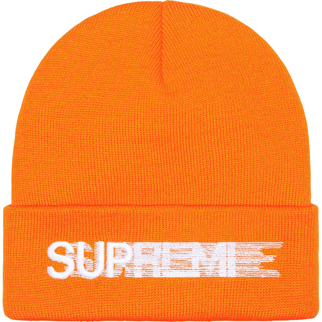 Supreme Motion Logo Beanie (SS23) Orange – The Hype Kelowna