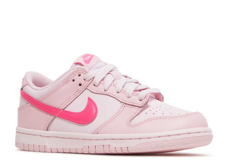 Nike Dunk Low Triple Pink (GS) - The Hype Kelowna