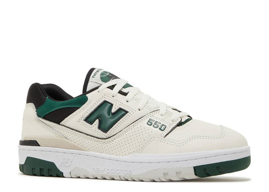 New Balance 550 Sea Salt Pine Green - The Hype Kelowna