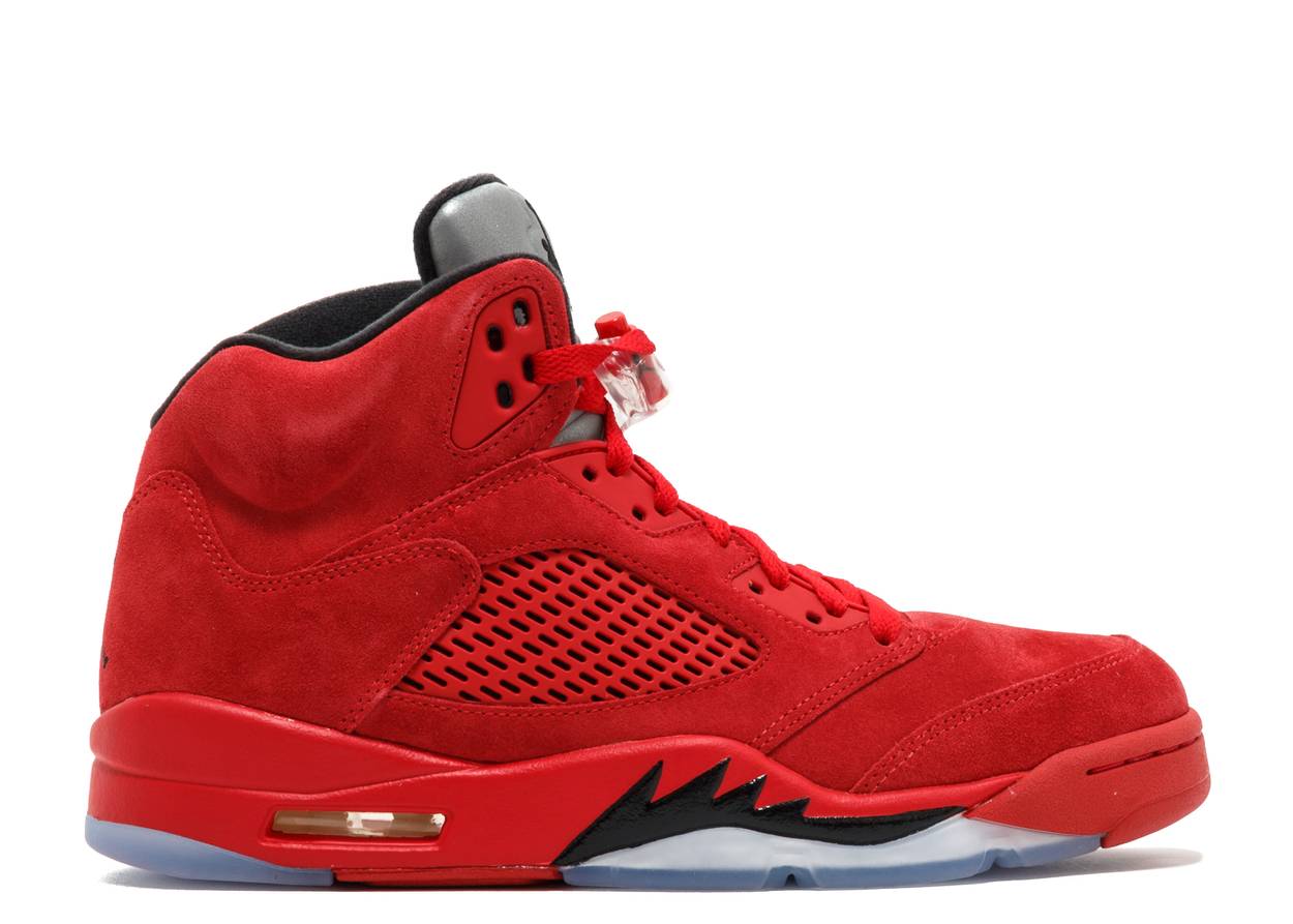 Jordan 5 Retro Red Suede - The Hype Kelowna