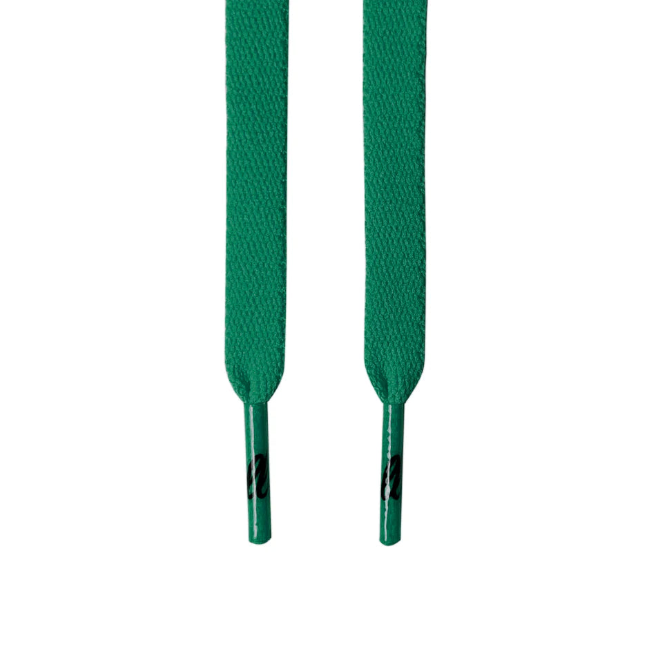 Flat Shoelaces Pine Green - The Hype Kelowna