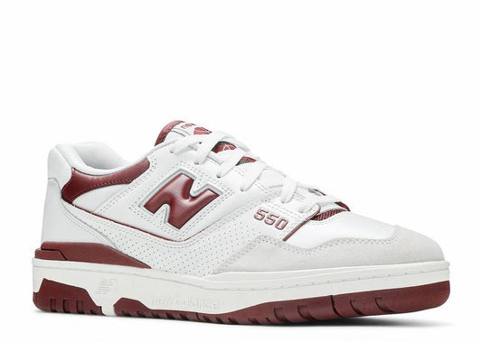 New Balance 550 Sea Salt Burgundy - The Hype Kelowna