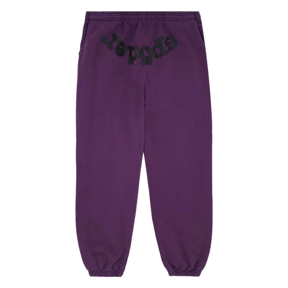 Sp5der Sweatpants Purple – The Hype