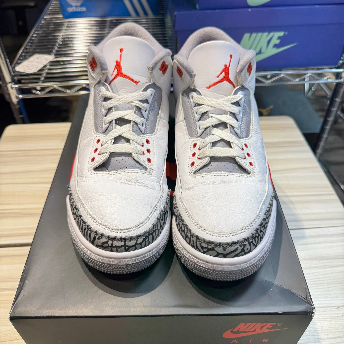 USED Jordan 3 Retro Fire Red (2022)
