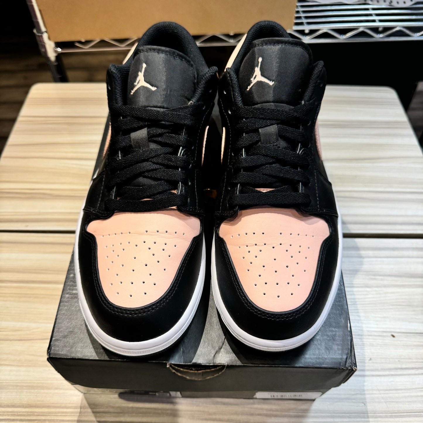 USED Jordan 1 Low Crimson Tint