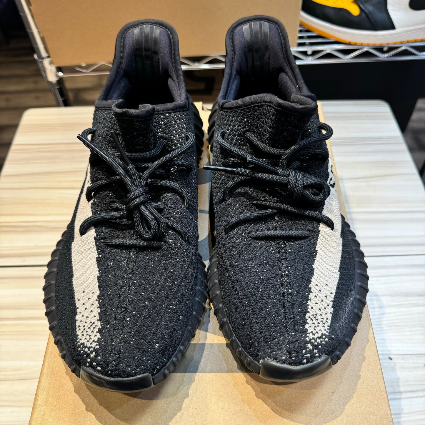 USED Yeezy Boost 350 V2 Core Black White