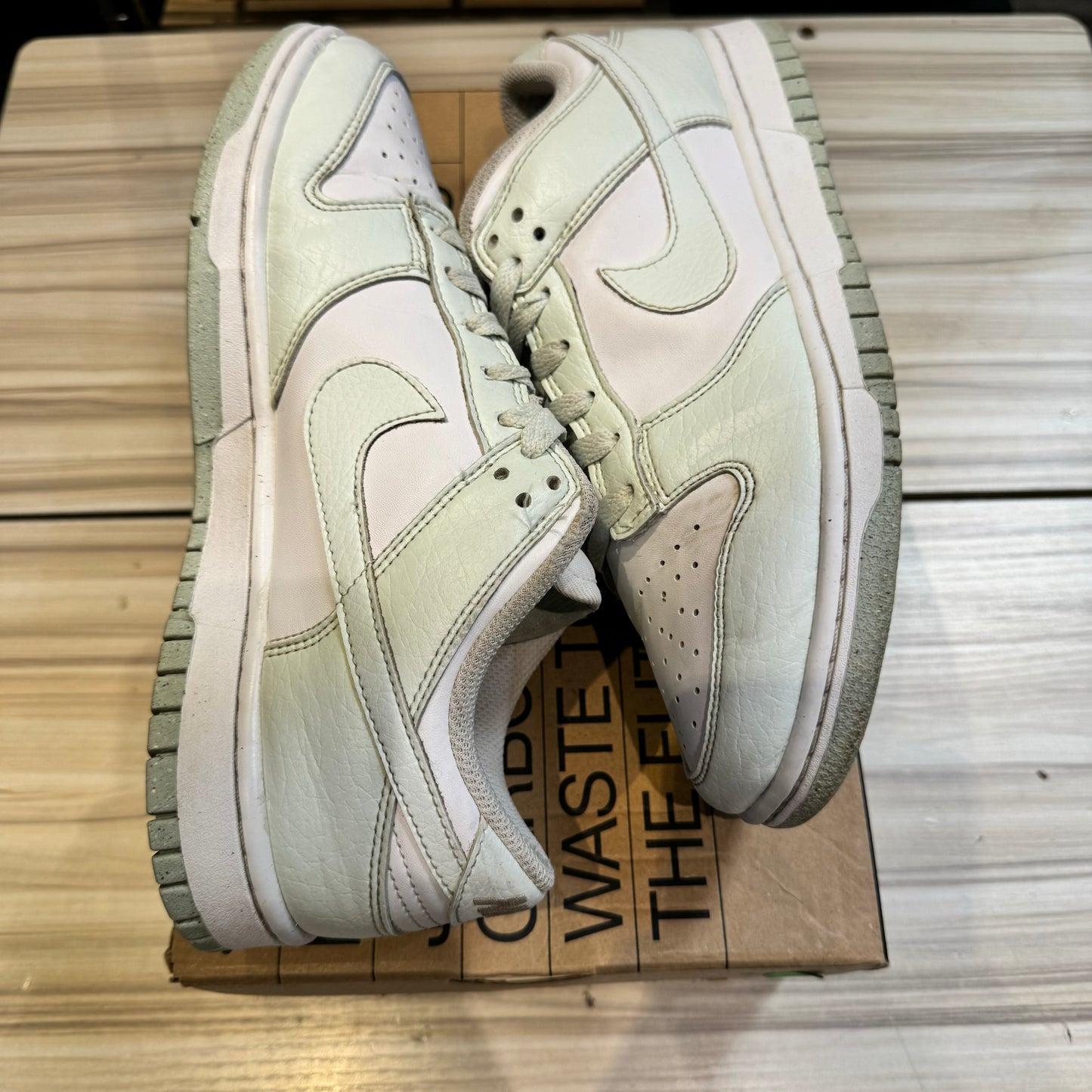 USED Nike Dunk Low Next Nature White Mint (W)