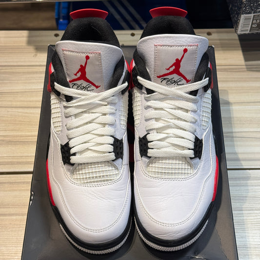 USED Jordan 4 Red Cement