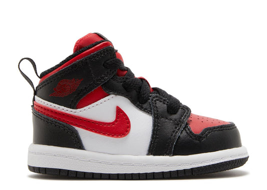 Jordan 1 Mid Black Fire Red (TD)