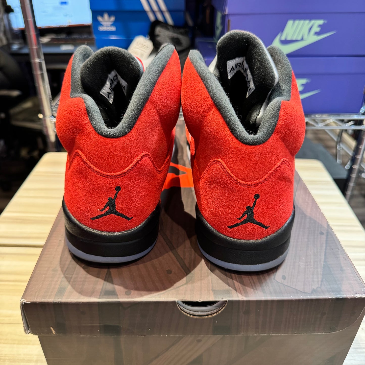 USED Jordan 5 Retro Raging Bull Red (2021)