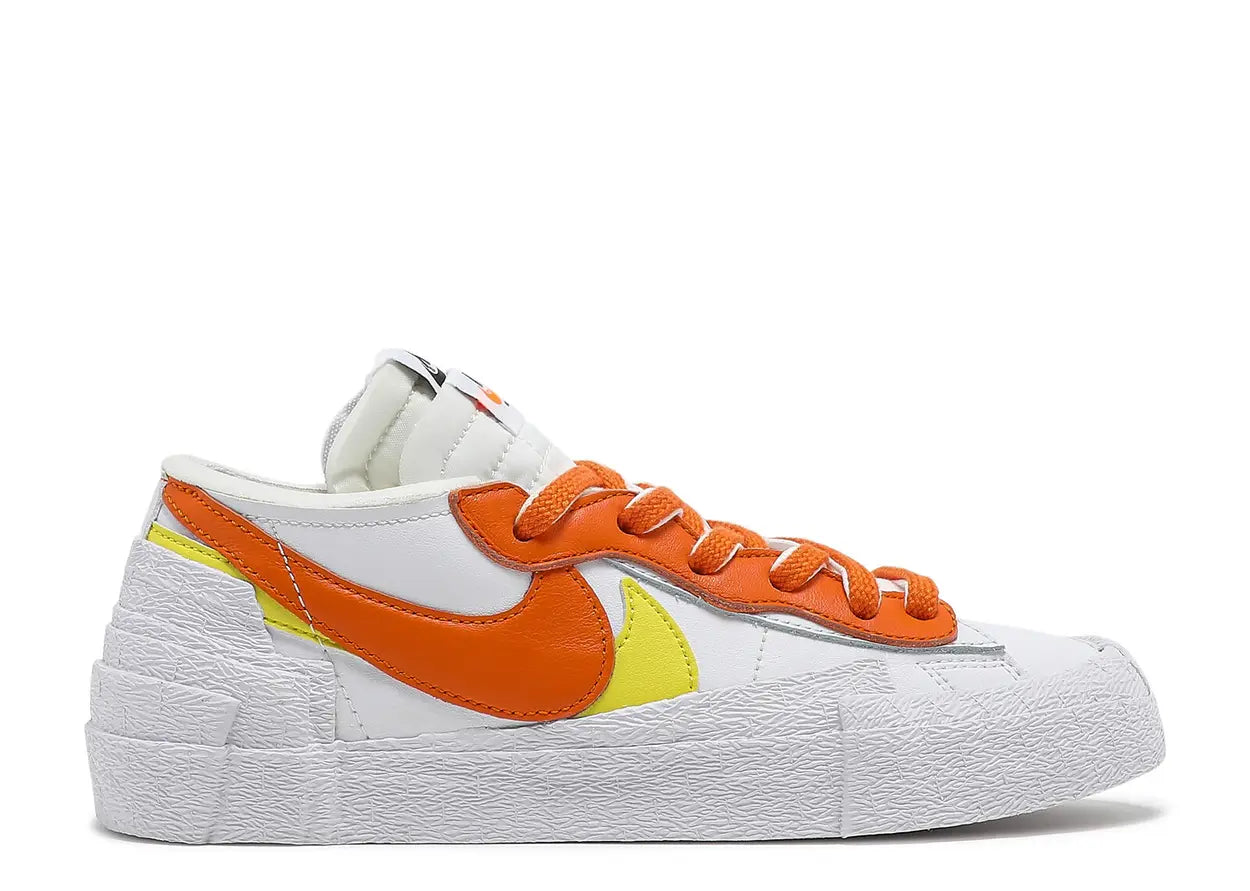USED Nike Blazer Low sacai White Magma Orange
