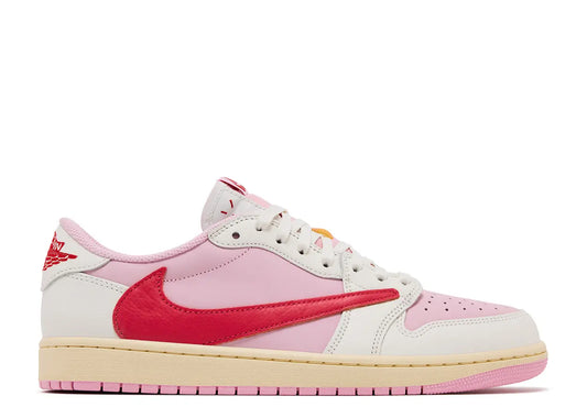 (PREORDER) Jordan 1 Retro Low OG SP Travis Scott Sail Tropical Pink