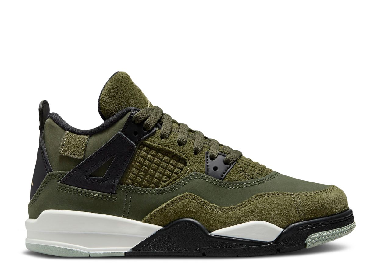 Jordan 4 Retro SE Craft Medium Olive (PS)