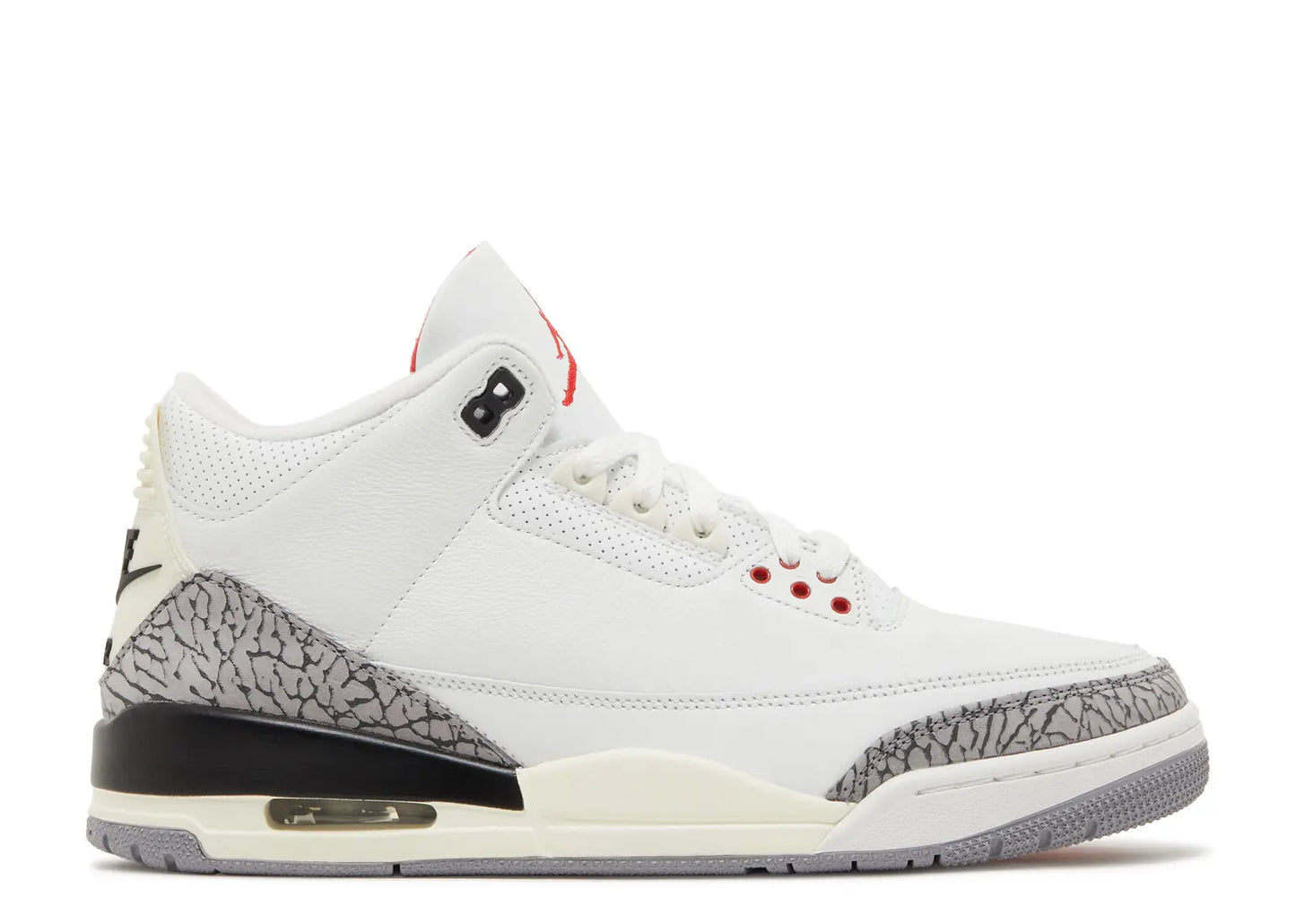 USED Jordan 3 White Cement Reimagined