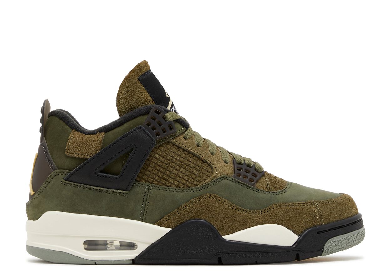 USED Jordan 4 Craft Medium Olive