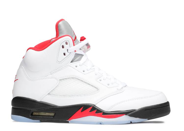 Jordan 5 Retro Fire Red Silver Tongue (2020) - The Hype Kelowna