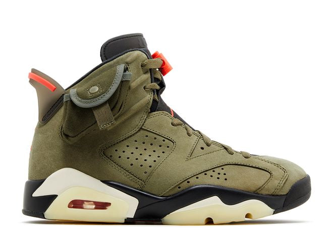 USED Jordan 6 Retro Travis Scott Olive