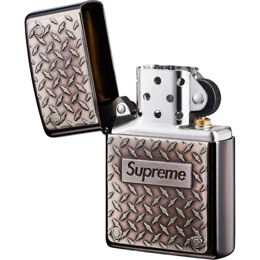 Supreme Diamond Plate Zippo Metal